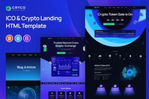 Mua Cryco - ICO & Crypto Landing Page Template giá rẻ