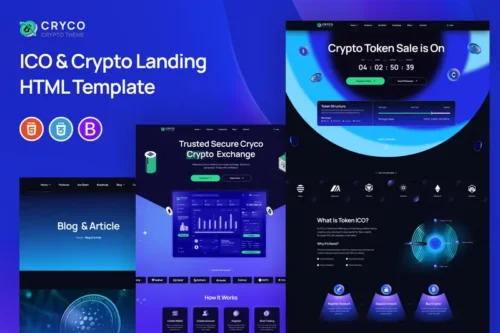 Mua Cryco - ICO & Crypto Landing Page Template giá rẻ