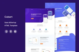 Mua Cubart - Saas &Startup HTML Template giá rẻ
