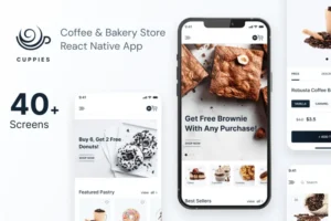 Mua Cuppies - Coffee & Bakery Store React Native App giá rẻ