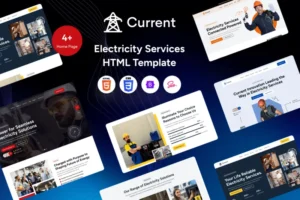 Mua Current – Electricity Services HTML Template giá rẻ