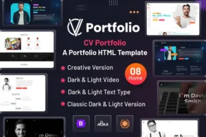 Mua CV Portfolio - Portfolio HTML Template giá rẻ