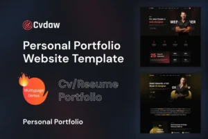 Mua CvDaw | Personal Portfolio Website Template giá rẻ