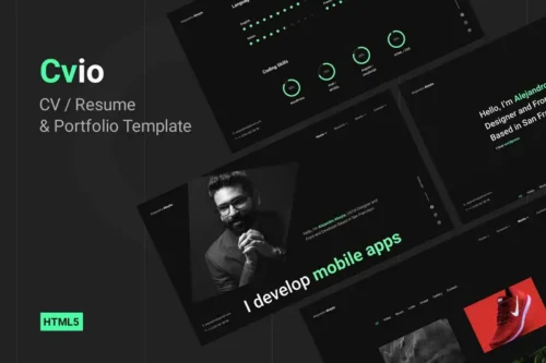 Mua Cvio - Personal Portfolio Template giá rẻ