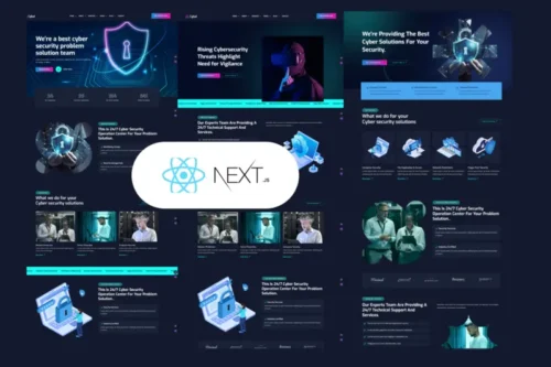 Mua Cybal - Cyber Security Next js Template giá rẻ