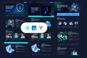 Mua Cybal - Cyber Security React js Template giá rẻ