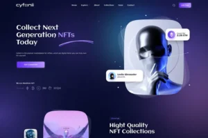 Mua Cyfonii - NFT Portfolio React Template giá rẻ