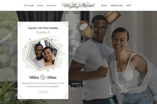 Mua Dahlia - Responsive Wedding Invitation giá rẻ