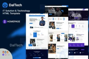 Mua Daltech - IT Solutions & Technology HTML Template giá rẻ