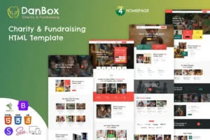 Mua Danbox - Charity & Fundraising HTML Template giá rẻ
