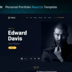 Davis – Personal Portfolio ReactJs Template
