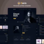 Davis – Personal portfolio template