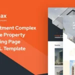DAX – Apartment Complex Landing Page HTML Template