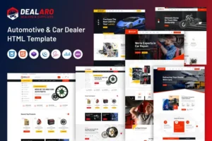 Mua Dealaro - Automotive & Car Dealer HTML Template giá rẻ