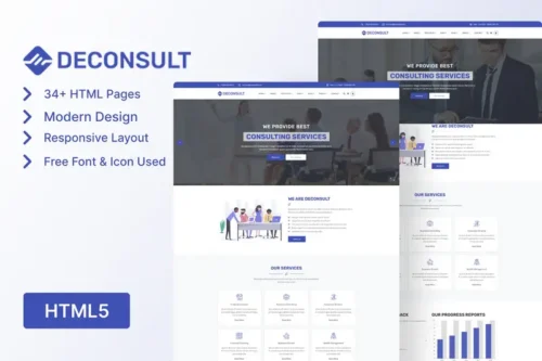 Mua Deconsult - Business Consulting Template giá rẻ