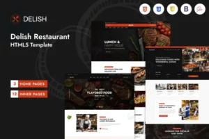 Mua Delish – Restaurant & Cafe HTML5 Template giá rẻ