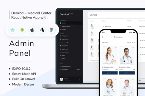 Mua Demical - Medical Center App EXPO 50.0.2 giá rẻ