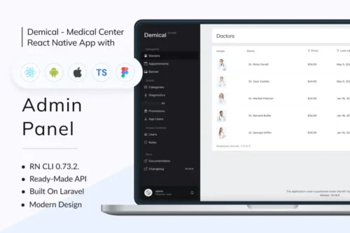 Mua Demical - Medical Center App with Backend giá rẻ