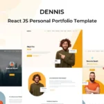 Dennis – React Personal Portfolio Template