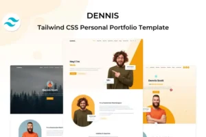 Mua Dennis - Tailwind CSS Personal Portfolio Template giá rẻ