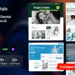 Dentalx – Dentist & Dental Clinic NextJS Template