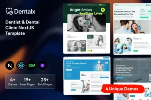 Mua Dentalx - Dentist & Dental Clinic NextJS Template giá rẻ