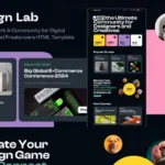 Design Lab – Freelancers Community HTML Template