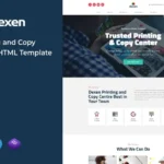 Dexen – Printing and Copy Center HTML Template