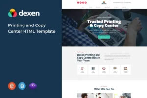 Mua Dexen - Printing and Copy Center HTML Template giá rẻ