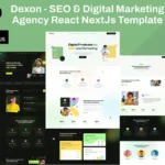 Dexon – Digital Agency & SEO NextJs Template