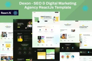 Mua Dexon - Digital Agency & SEO ReactJs Template giá rẻ