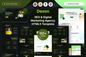 Mua Dexon – SEO & Digital Marketing HTML5 Template giá rẻ