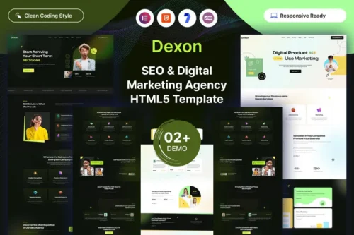 Mua Dexon – SEO & Digital Marketing HTML5 Template giá rẻ
