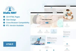 Mua Dialia - Registered Massage Therapy HTML Template giá rẻ