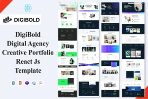 Mua DigiBold - Digital Agency Creative Portfolio React giá rẻ