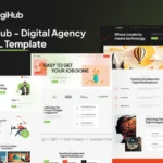 DigiHub – Digital Agency HTML Template