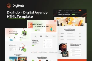 Mua DigiHub - Digital Agency HTML Template giá rẻ