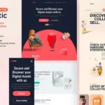 Digistic – NFT Marketplace HTML Landing Page