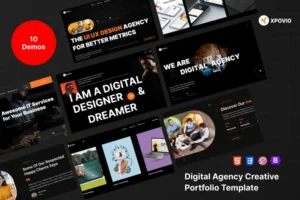 Mua Digital Agency Creative Portfolio Template giá rẻ