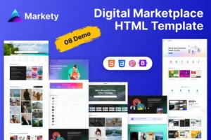 Mua Digital Marketplace HTML Template giá rẻ