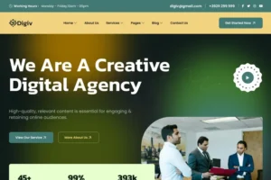 Mua Digiv - Digital Marketing Agency React JS Template giá rẻ