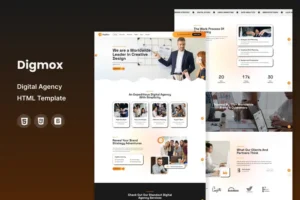 Mua Digmox - Digital Agency HTML Template giá rẻ