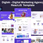 Digtek – Digital Marketing Agency ReactJs Template