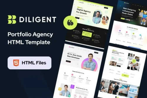 Mua Diligent - Agency & Portfolio HTML Template giá rẻ