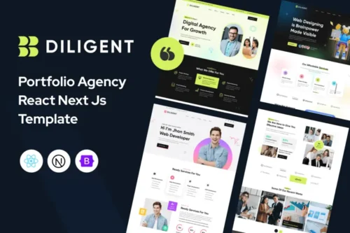 Mua Diligent - Agency & Portfolio Next Js Template giá rẻ