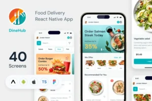 Mua DineHub - Food Delivery App | Expo SDK 49.0.13 giá rẻ