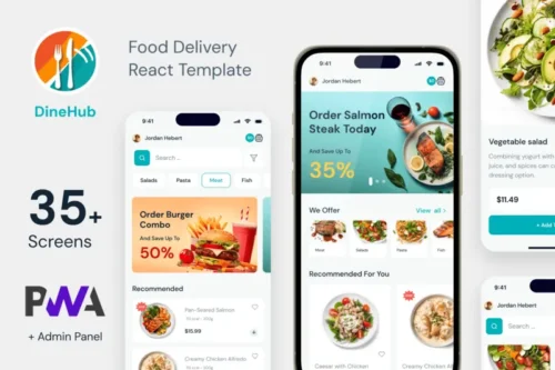 Mua DineHub - Food Delivery React App with Backend giá rẻ