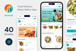 Mua DineHub - Food Delivery React Native App giá rẻ