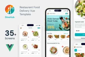 Mua DineHub - Food Delivery Vue App with Backend giá rẻ