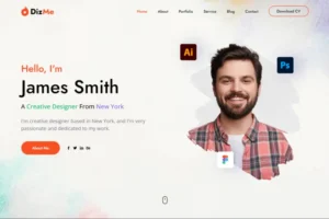 Mua Dizme - Personal Portfolio React Nextjs Template giá rẻ